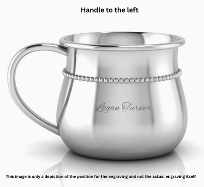 Krysaliis Sterling Silver Classic Cup - Beaded Bulge