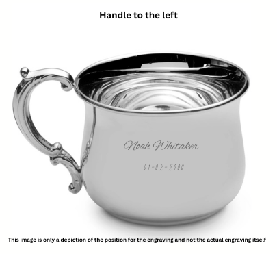 Empire Pot Belly Sterling Baby Cup