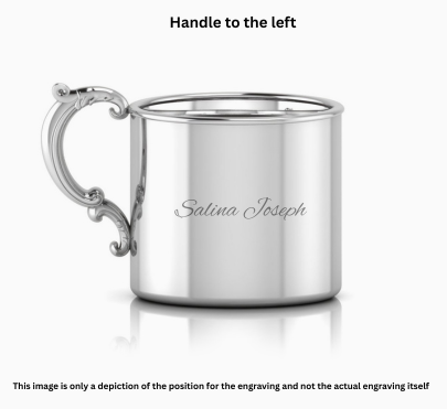 Krysaliis Sterling Silver Baby Cup- Classic Victorian Handle