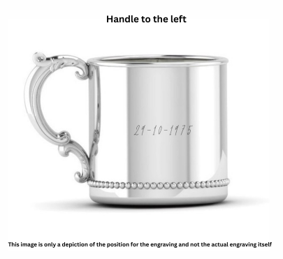 Krysaliis Sterling Silver Cup - Beaded Victorian Handle