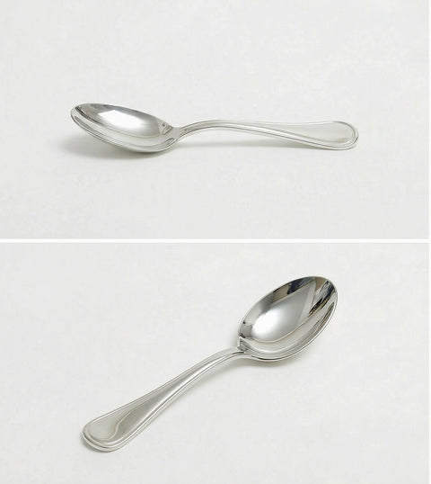 Classic Sterling Silver Baby Feeding Spoon by Krysaliis