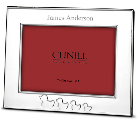 Cunill Just Ducky 4x6 Sterling Silver Picture Frame