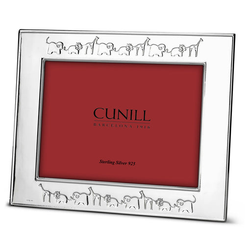 Cunill 'Safari Parade' Picture Sterling Silver Frame in 4" x 6"
