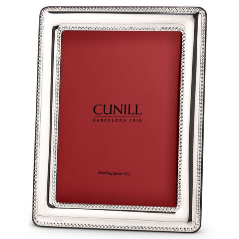 Cunill 'Palacios Pearls' 8x10 Non-Tarnish Sterling Silver Picture Frame