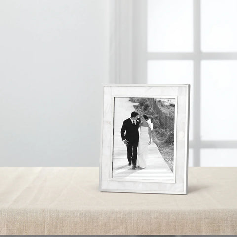 Reed and Barton Mother of Pearl 8" x 10" Photo Frame