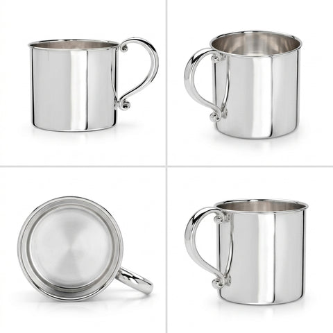Krysaliis Sterling Silver Simple Baby Cup