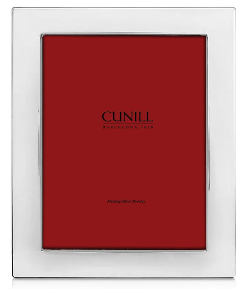 Cunill Tiffany Plain Sterling Silver Overlay Picture Frame in 8" x 10"