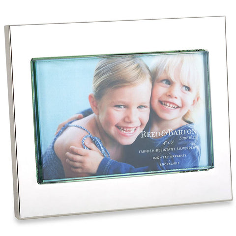 Reed and Barton Addison Silverplate 4" x 6" Photo Frame