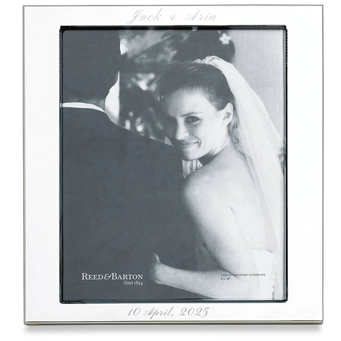 Reed and Barton Addison Silverplate 5" x 7" Photo Frame