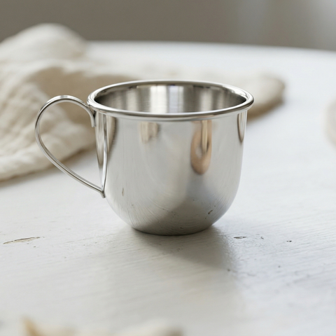 Krysaliis Plain Silver Plate Baby Cup