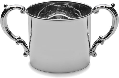 Empire Double Handle Pewter Baby Cup