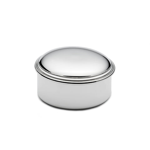 Empire Pewter Round Jewelry Box