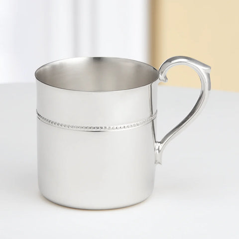 Reed and Barton Royal Bead Silverplate Baby Cup