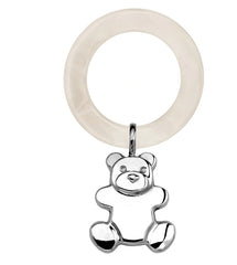Krysaliis Sterling Silver Bear Teething Ring