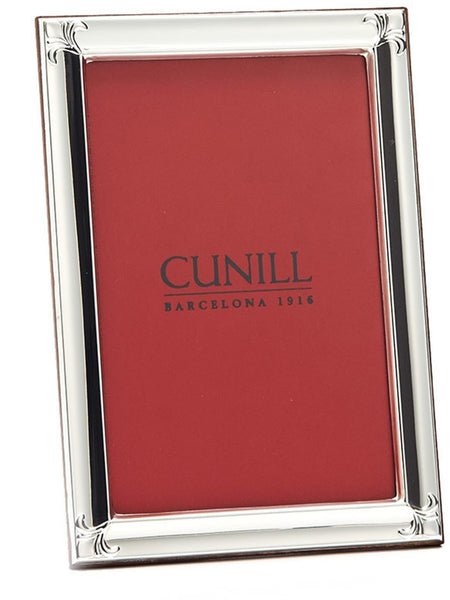 Cunill 'Fleur de Lis' 5x7 Non-Tarnish Sterling Silver Picture Frame