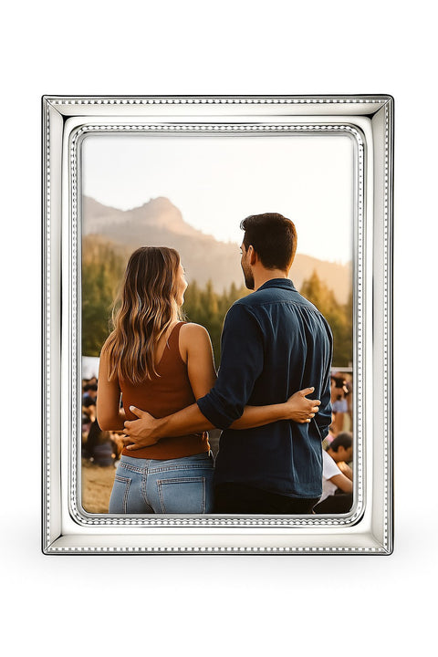 Cunill Pearls Sterling Silver 5x7 Picture Frame