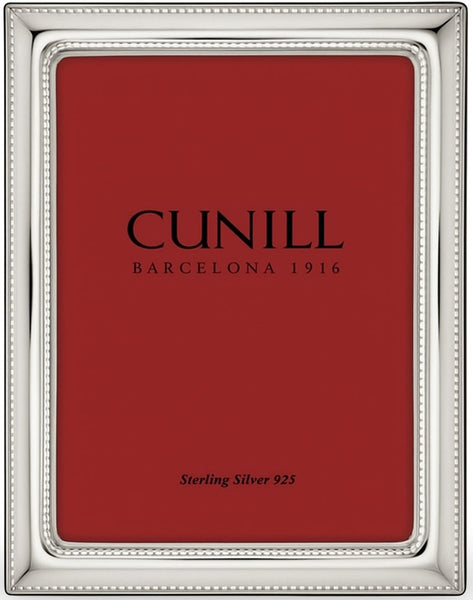 Cunill Pearls Sterling Silver 5x7 Picture Frame
