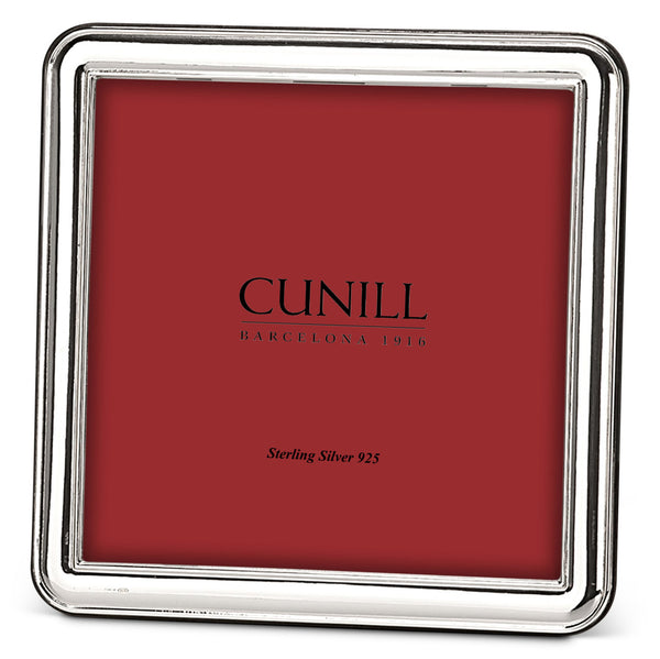 Cunill 'Addison Plain' 3.5x3.5 Non-Tarnish Sterling Silver Picture Frame