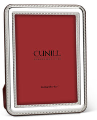 Cunill ''Addison Bead' 8 x 10 Non-Tarnish Sterling Silver Picture Frame