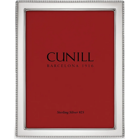Cunill 'Contemporary Bead' 4x6 Non-Tarnish Sterling Silver Picture Frame