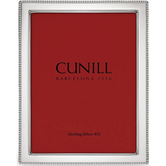 Cunill 'Contemporary Bead' 5x7 Non-Tarnish Sterling Silver Picture Frame