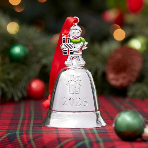 Reed and Barton 2026 Annual Musical Bell Silverplate Ornament