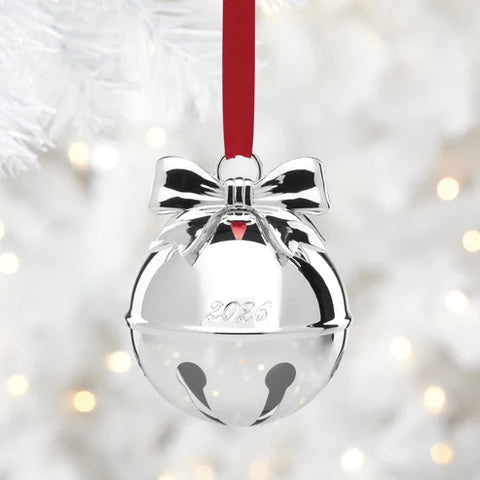 Reed and Barton 2026 Jingle Bell Silverplate Ornament
