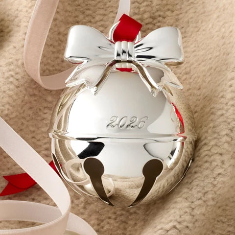 Reed and Barton 2026 Jingle Bell Silverplate Ornament