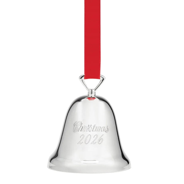 Reed and Barton 2026 Silverplate Christmas Bell Ornament