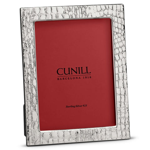 Cunill 'Gator' 5x7 Non-Tarnish Sterling Silver Picture Frame