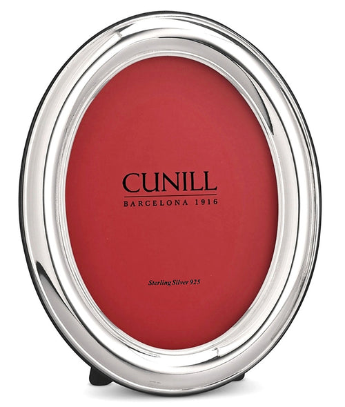 Cunill Oval Plain 8 x 10 Sterling Silver Picture Frame in 8" x 10"