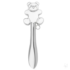Krysaliis Sterling Silver Teddy Rattle