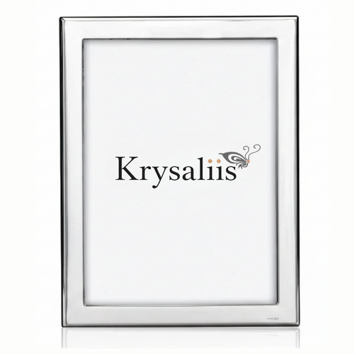 Krysaliis Sterling Silver Classic Picture Frame in 4" x 6"