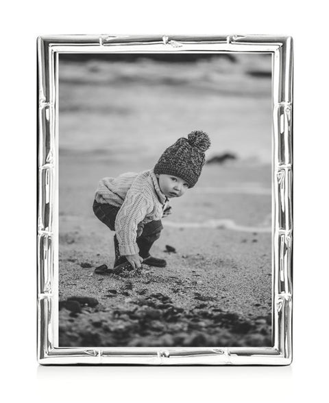 Cunill 'Bamboo' 4x6 Non-Tarnish Sterling Silver Picture Frame