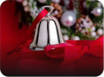 Krysaliis Silver-plate Plain Ornament Bell