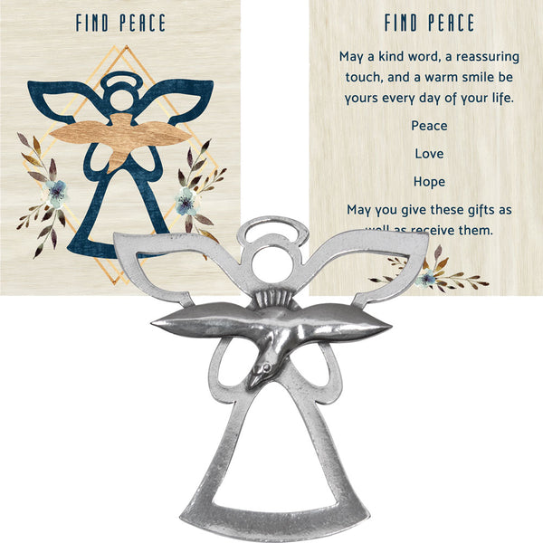 Angel Blessing Ornament – find peace