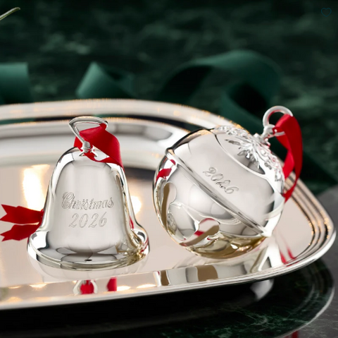 Reed and Barton 2026 Holly Bell Silverplate Ornament