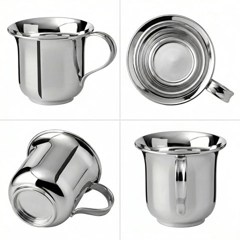 Krysaliis Sterling Silver Modern Baby Cup
