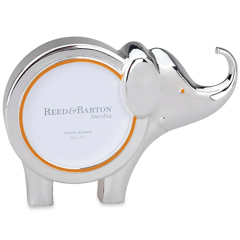 Reed and Barton Jungle Parade Silverplate Elephant Photo Frame