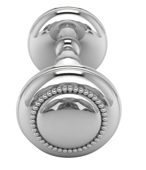 Krysaliis Sterling Silver Dumbbell Rattle -  Beaded