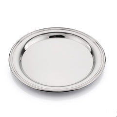 Krysaliis Silver Plated Maritime Round Tray