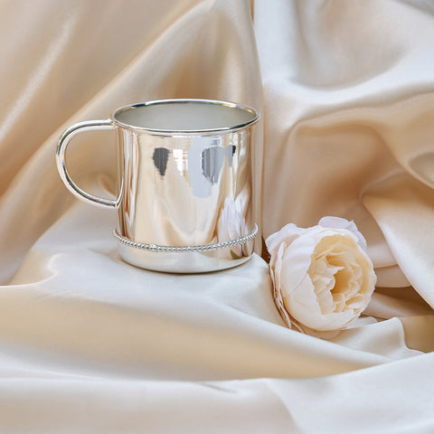 Krysaliis Sterling Silver Classic Cup - Beaded