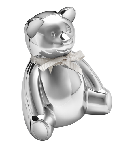 Krysaliis Silver-plate Bear Baby Bank