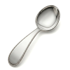 Beaded Baby Sterling Silver Feeding Spoon by Krysaliis