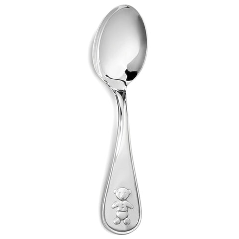 Krysaliis Sterling Silver Bear Baby Spoon