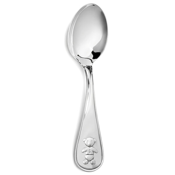 Krysaliis Sterling Silver Bear Baby Spoon
