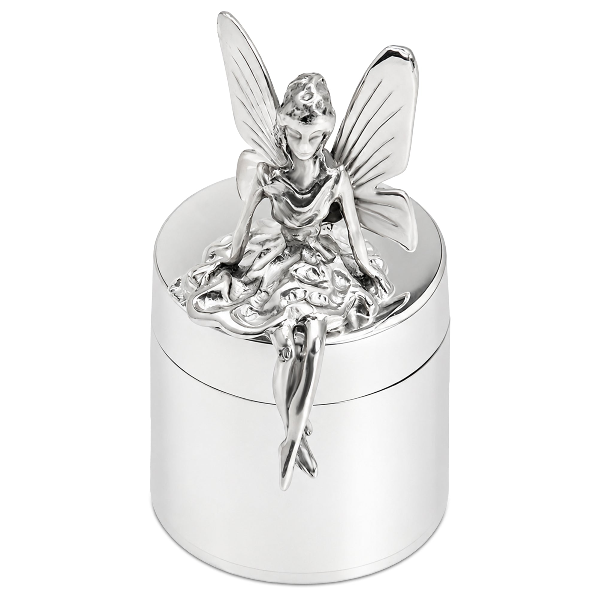 Personalized Krysaliis Sterling Silver Tooth Fairy Keepsake Box