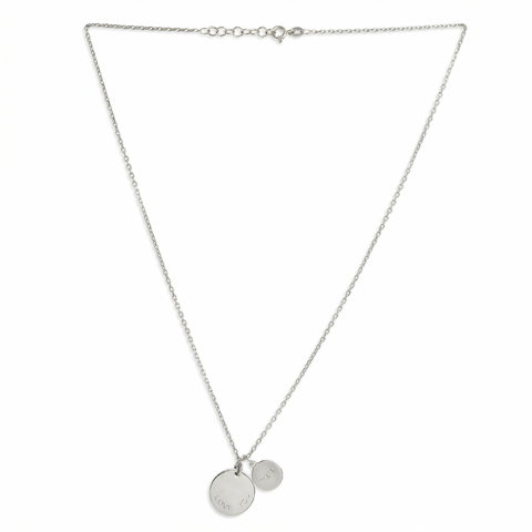 Mysha Personalized Eternal Name & Initial Circle Pendant