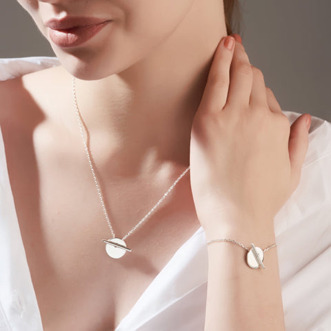 Mysha Personalized Axis of Life Pendant