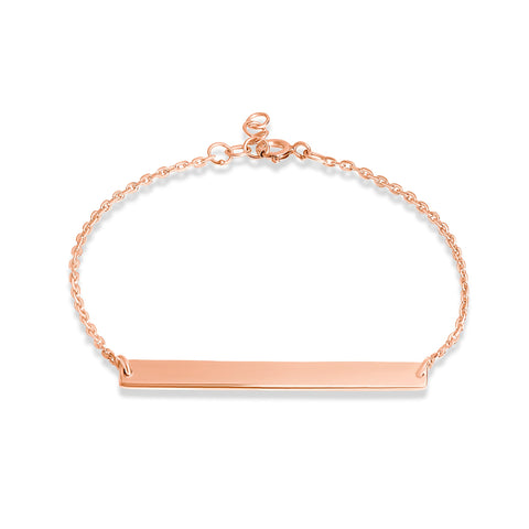 Mysha Personalized Bar of Strength Bracelet